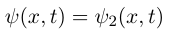 psi2(x,t)