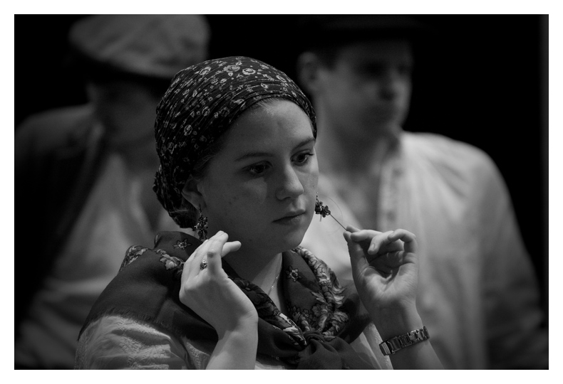 CUOS Eugene Onegin, Rehearsal, Monochrome 1