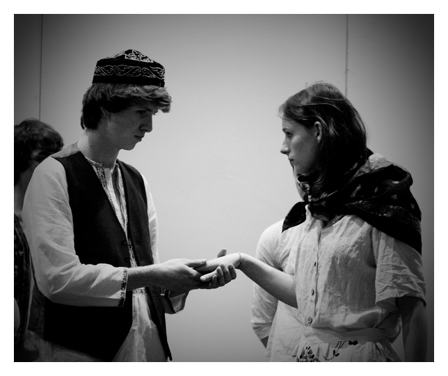 CUOS Eugene Onegin, Rehearsal, Monochrome 14